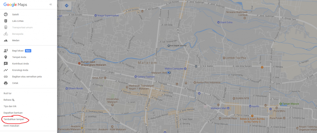 Cara menambahkan Lokasi bisnis di Google Map