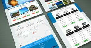 Template website untuk travel