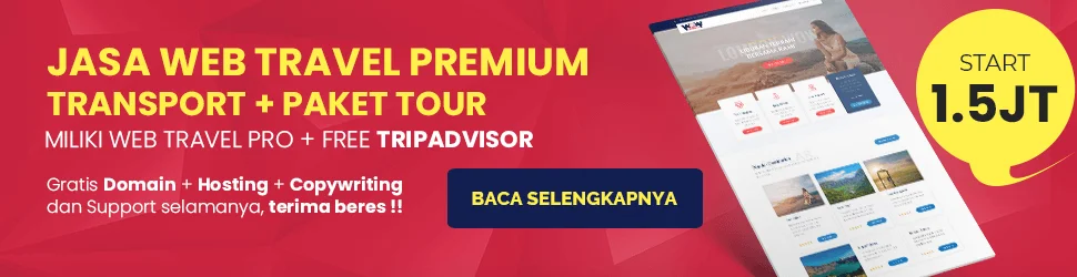 jasa web travel