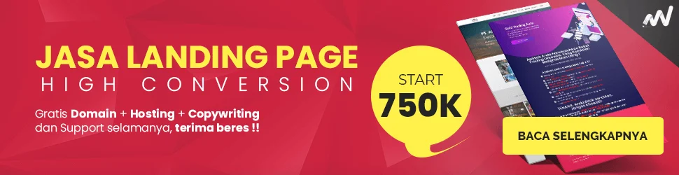 jasa landing page profesional
