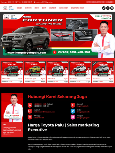 Sales Toyota Daerah Palu