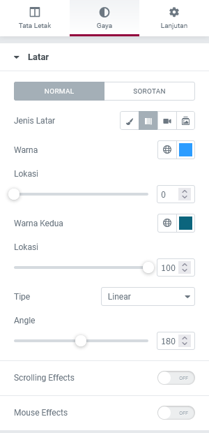 Tutorial Elementor Lengkap Video + Dokumen Bahasa Indonesia 7 edit bacgroun