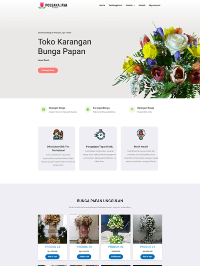 Website Toko Bunga Florist