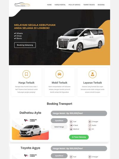 Sewa Mobil di Lombok
