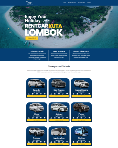 Rent Car Kuta Lombok